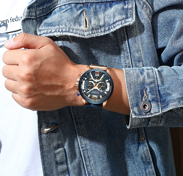 Curren 8329 Men’s Military Chronograph Watch – Currenstate Australia
