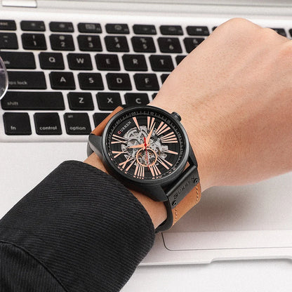 Curren 8299 – Automatic Skeleton Watch