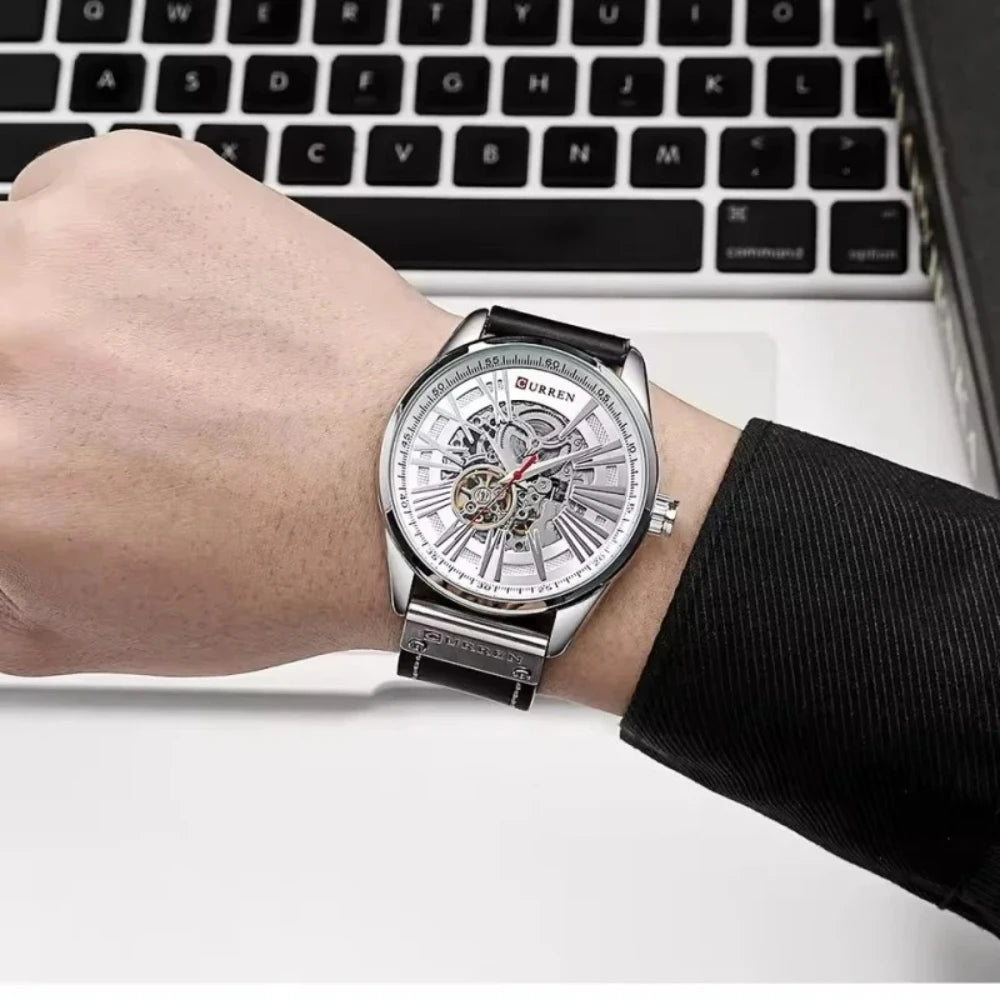 Curren 8299 – Automatic Skeleton Watch