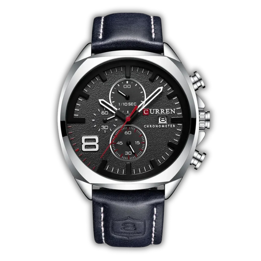 Curren 8324 – Silver Black Edition