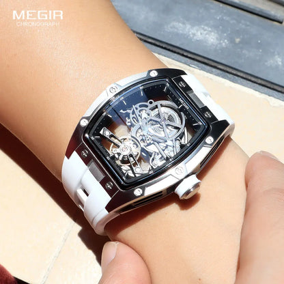 Megir MN2242GWE-1 – Automatic Skeleton Watch