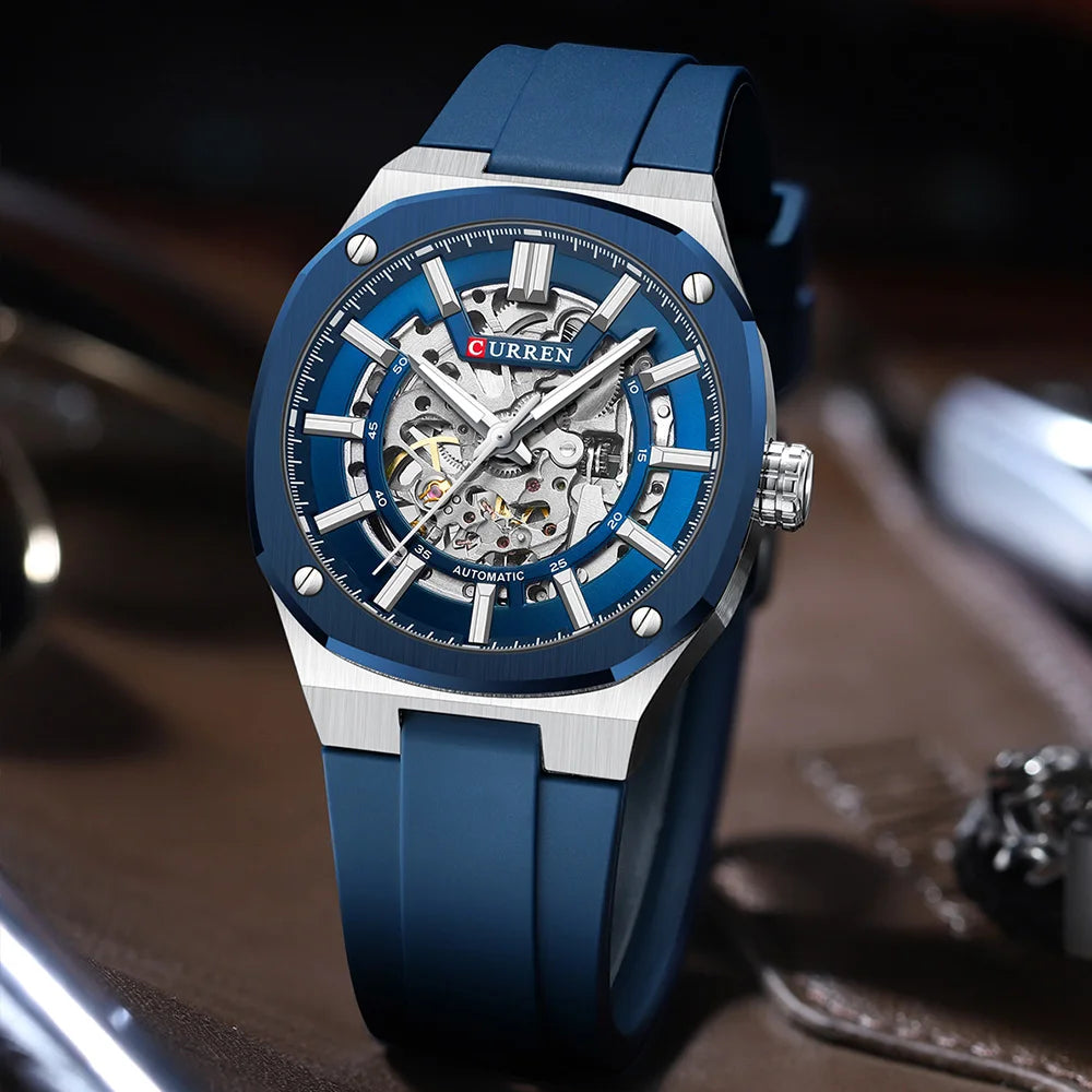 Curren 8485 – Mechanical Skeleton Watch