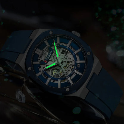 Curren 8485 – Mechanical Skeleton Watch